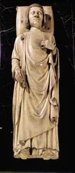 Effigie van Karel V (1338-80) de Wijze, c.1364 (marmer)